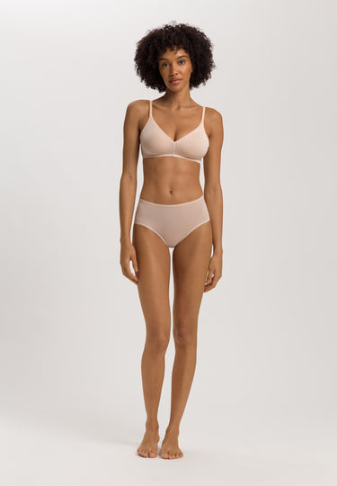 Smooth Illusion Semi-Transparent Tulle Full Briefs | Beige 70845-274